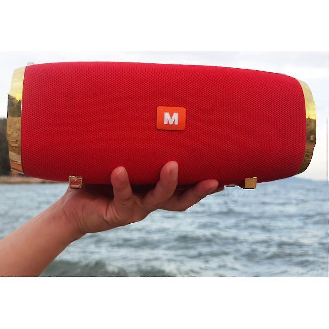 50w Portable Wireless Speaker Bluetooth Music Center Speaker Bass Stereo Subwoofer Support/tf/fm/radio/usb | Portable Speaker (red)