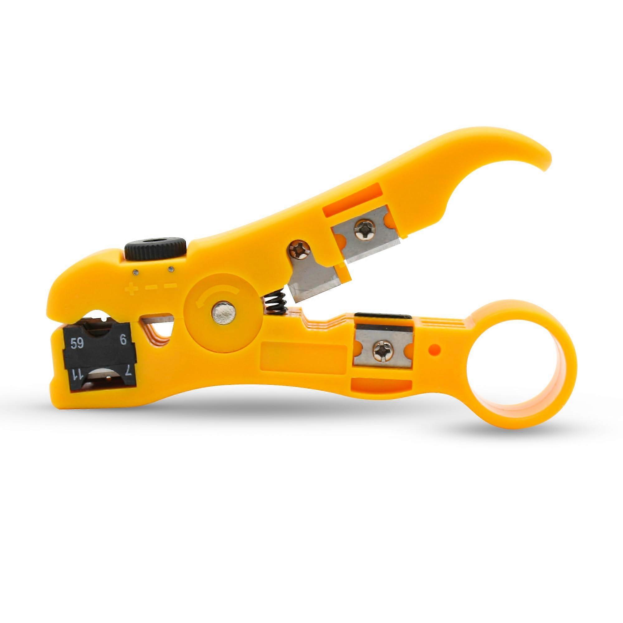 Coaxial Cable Stripper  Pack 1 Coaxial Stripping Tool for TV Antenna Cables Plugs Splitters Amplifiers