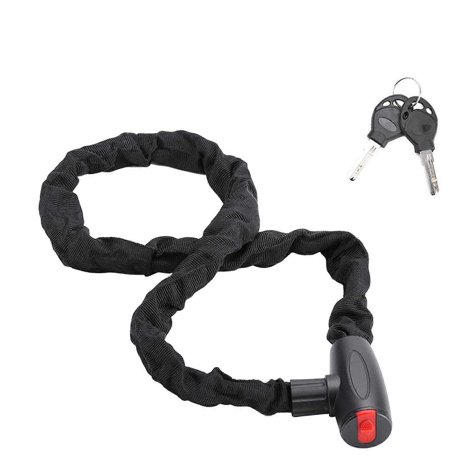 Chain Lock AntiTheft For Scooters 120Centimeter Length Two Unique Keys Security Equipment