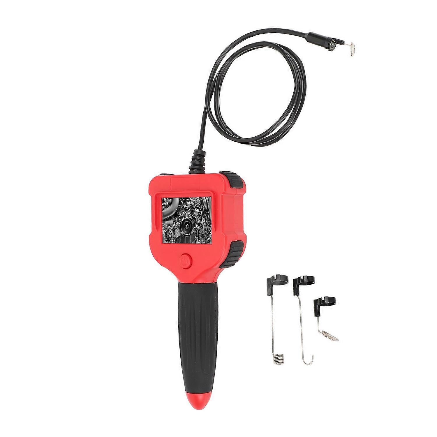 Handheld Borescope Camera 2.4in LCD Screen 8 LED Light IP67 Waterproof 3.28ft Cable 8mm Lens Endosco