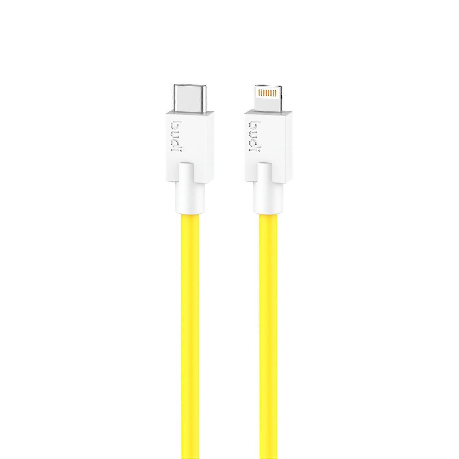 BUDI DC263TL12 1.2m USB-C to Lightning Cable 27W PD Fast Charging Cord Support Data Sync