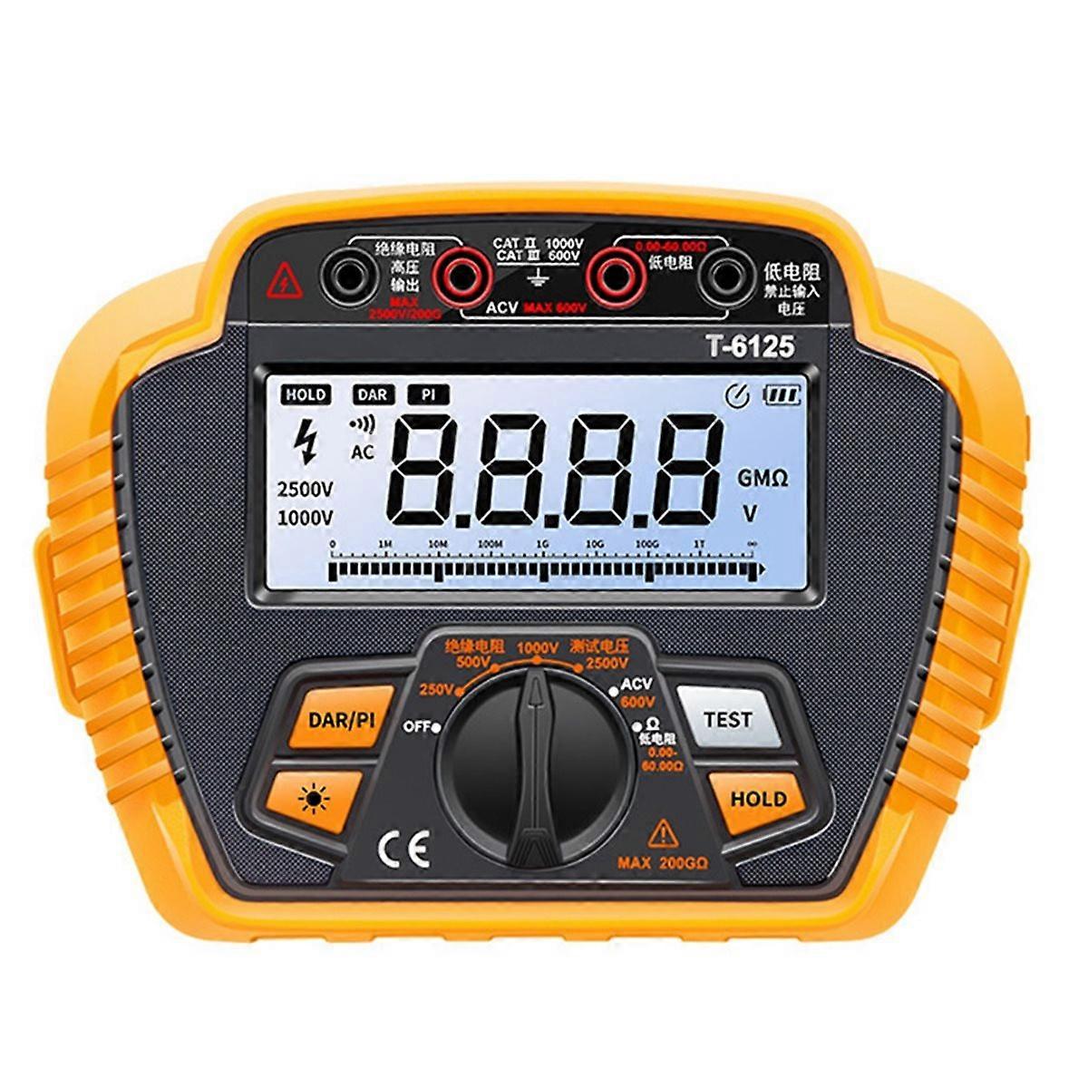 T6125 High Accurate Insulation Resistance Tester