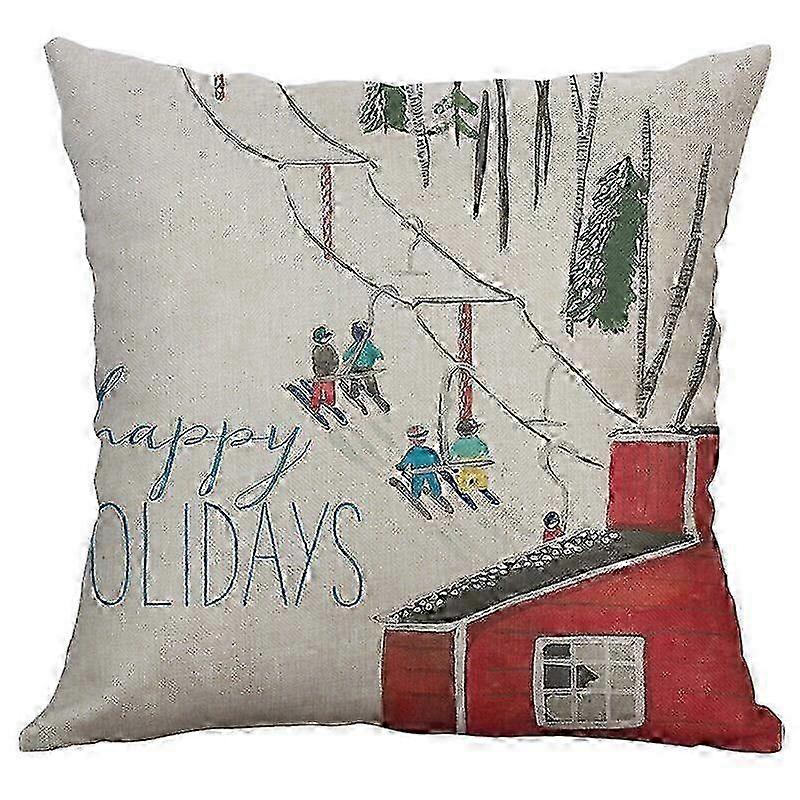 Forest Style Shell Bird and Deer Home Decor Pillowcase with Simple Printing Design for Various Brands - Best Seller​​