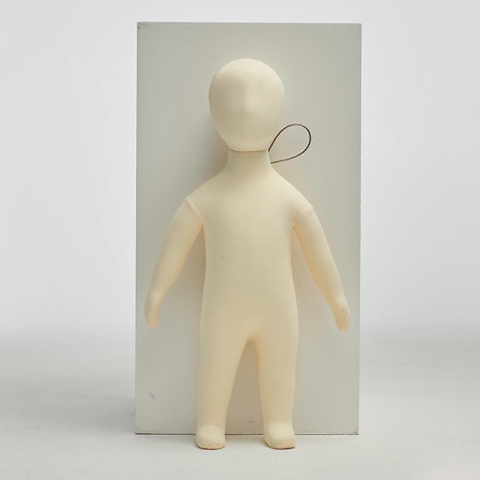 Manequim infantil de corpo inteiro, macio, com cabeça removível, ideal para costura e confecção de roupas. 52 cm