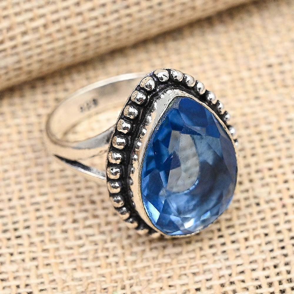 Beautiful Tanzanite Gemstone Handmade Jewelry Solid 925 Sterling Silver Ring