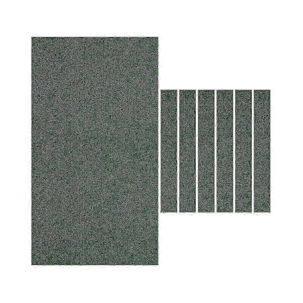 8ft Pool Table Felt Cloth Protector with 6 Strips | Billiard Table Cover