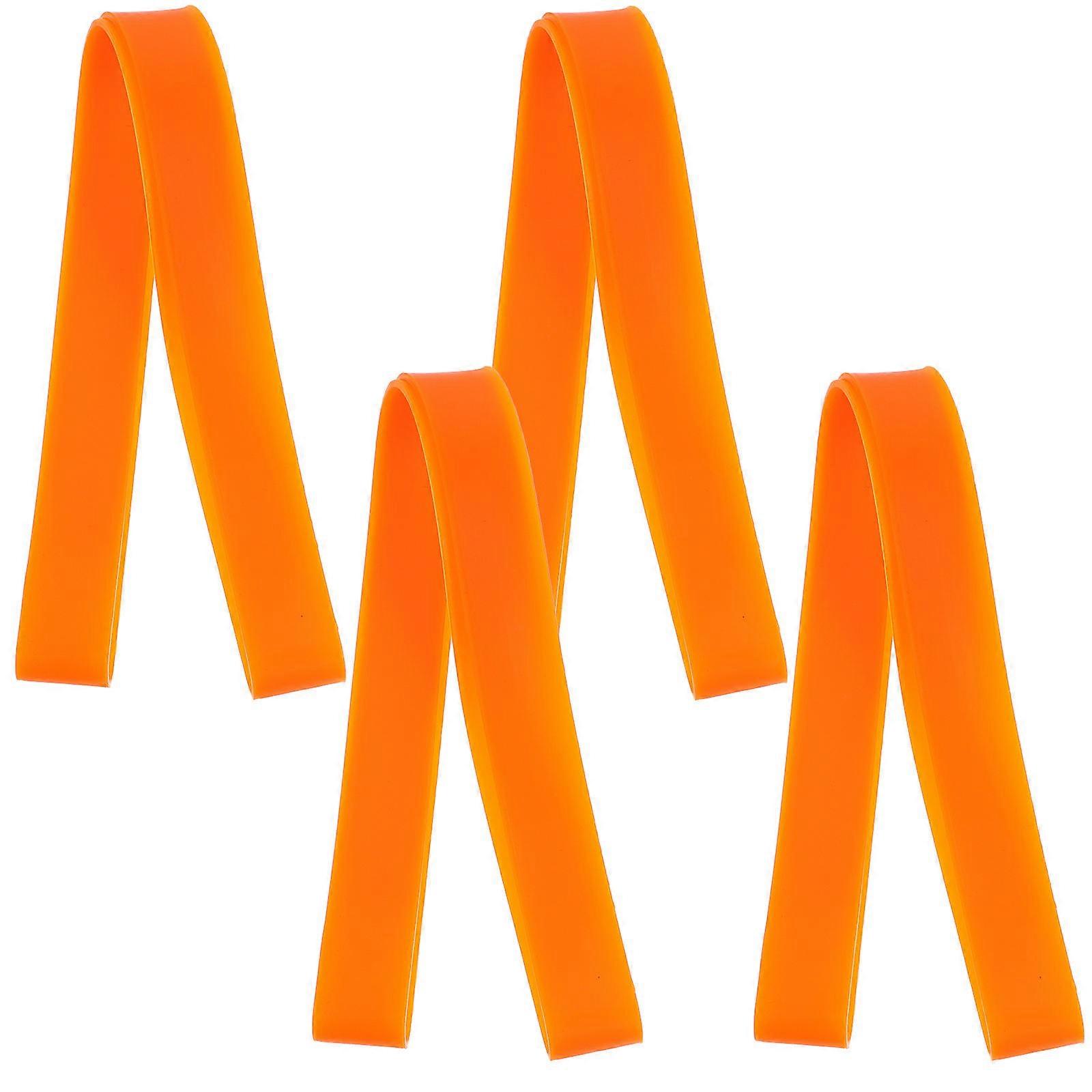 4Pcs Silicone Towel Bands for Elastic Beach Chair Strap Fixing Use