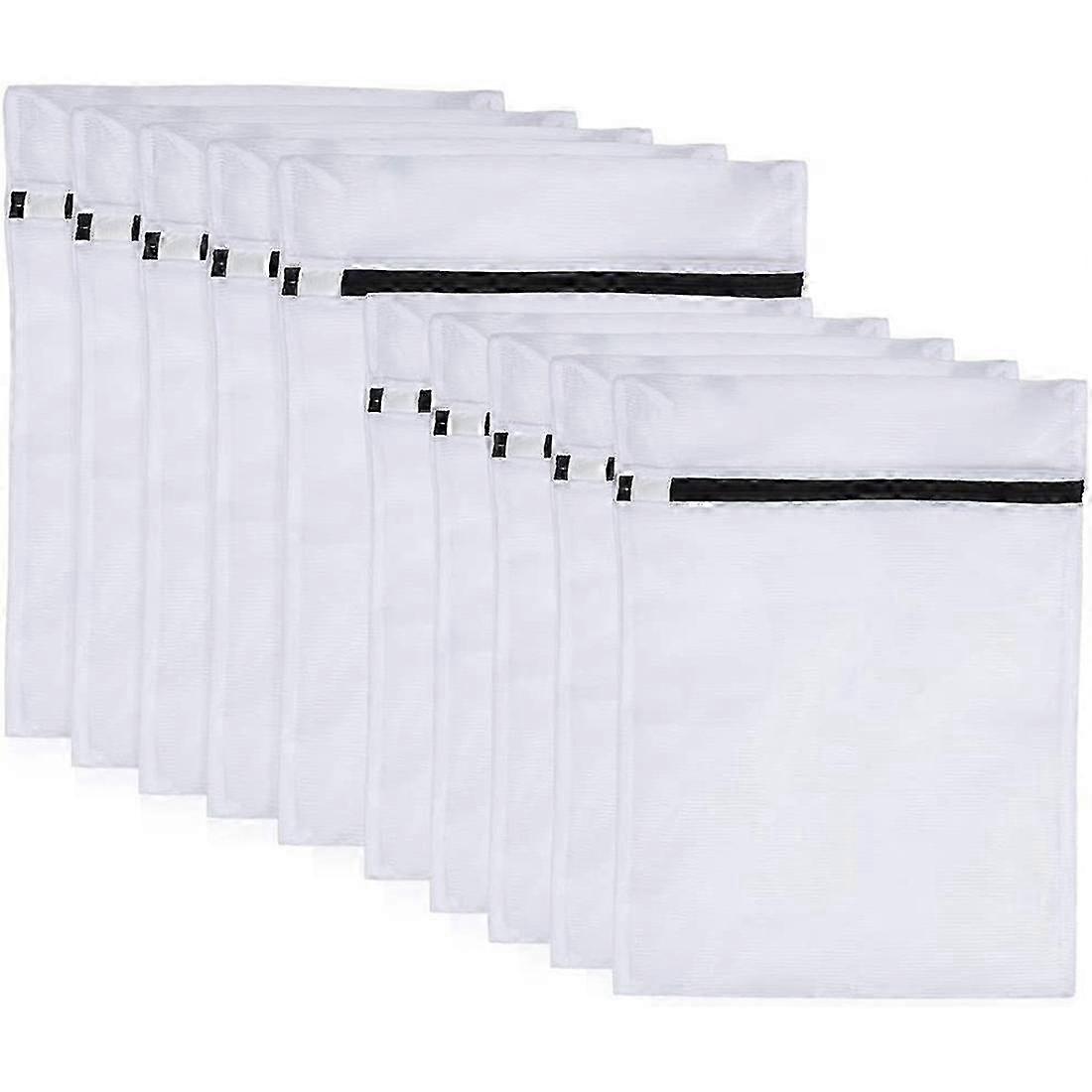 Delicates Laundry Bags 10 Pack - Washing Machine Safe Mesh