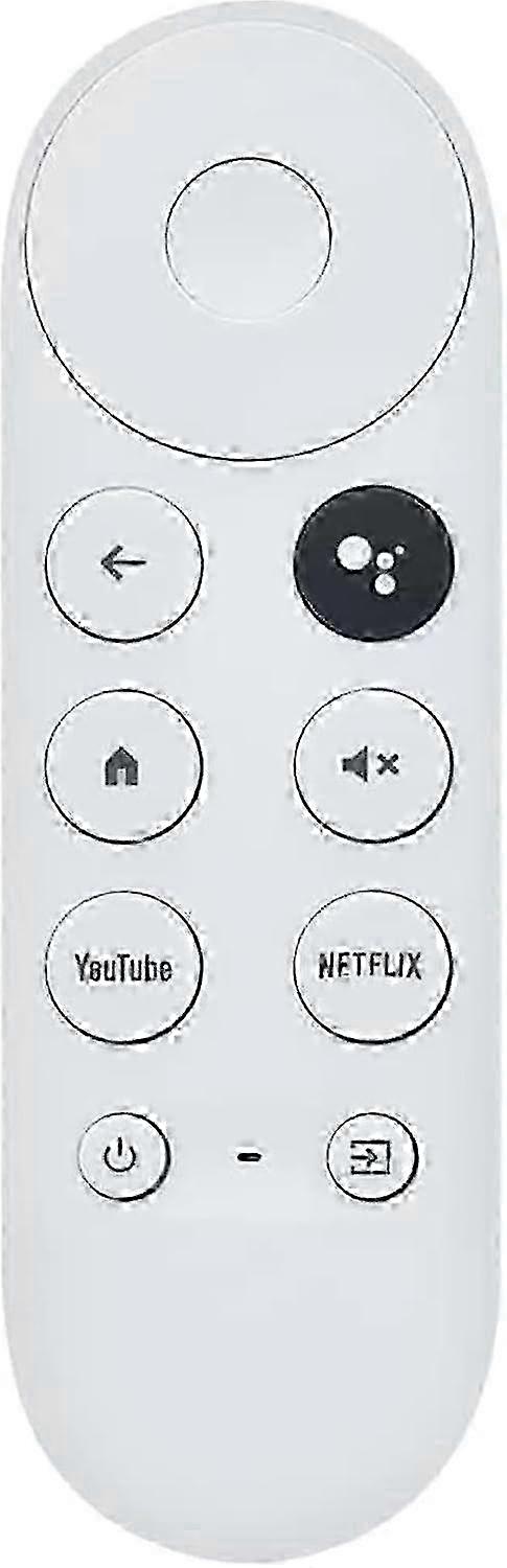 G9N9N Bluetooth Voice Remote Control for Google Chromcast TV 4K Snow, Replacement Google Remote Control with Netflix and Youtube Buttons (Remote Cont