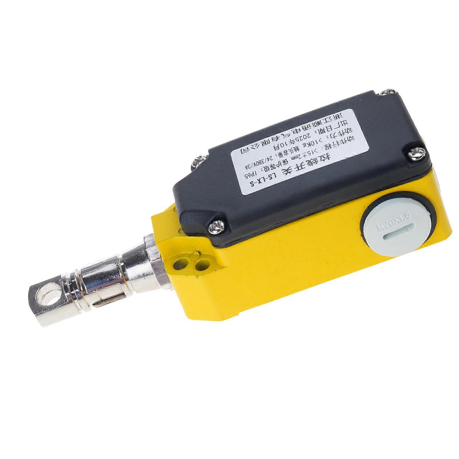 24-380V Single Phase Pull Switches Emergencies Stop Rope 1NO 1NC Emergencies Pull Cord Switches Enduring Easy to Use Multicolor