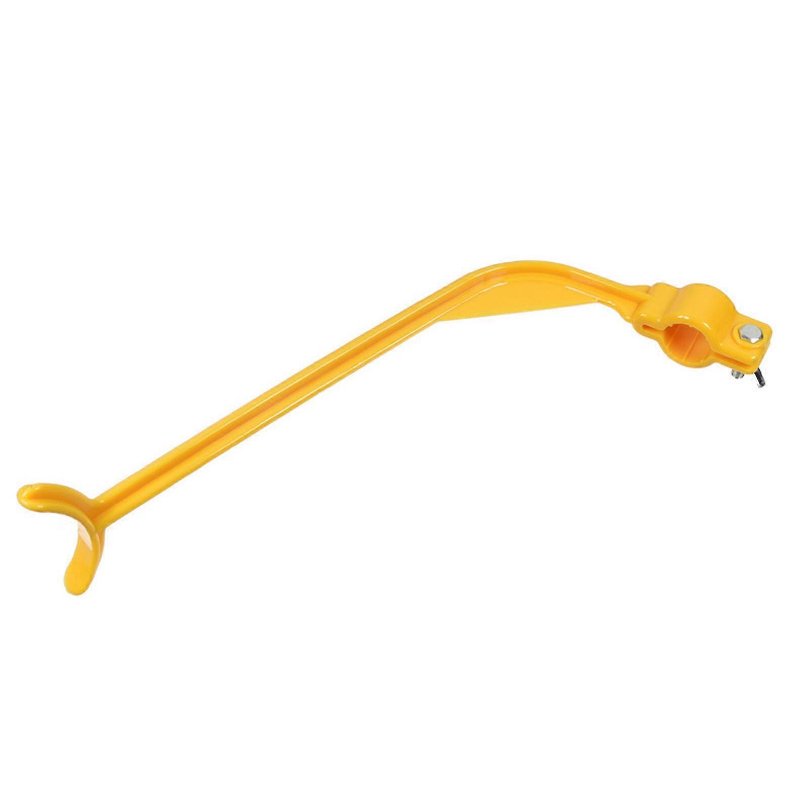 Multiple Functional Golfing Pose Trainer For Swing Trail Optimization And Wrist Position Amendment Permanent ABS Substance  Yellow