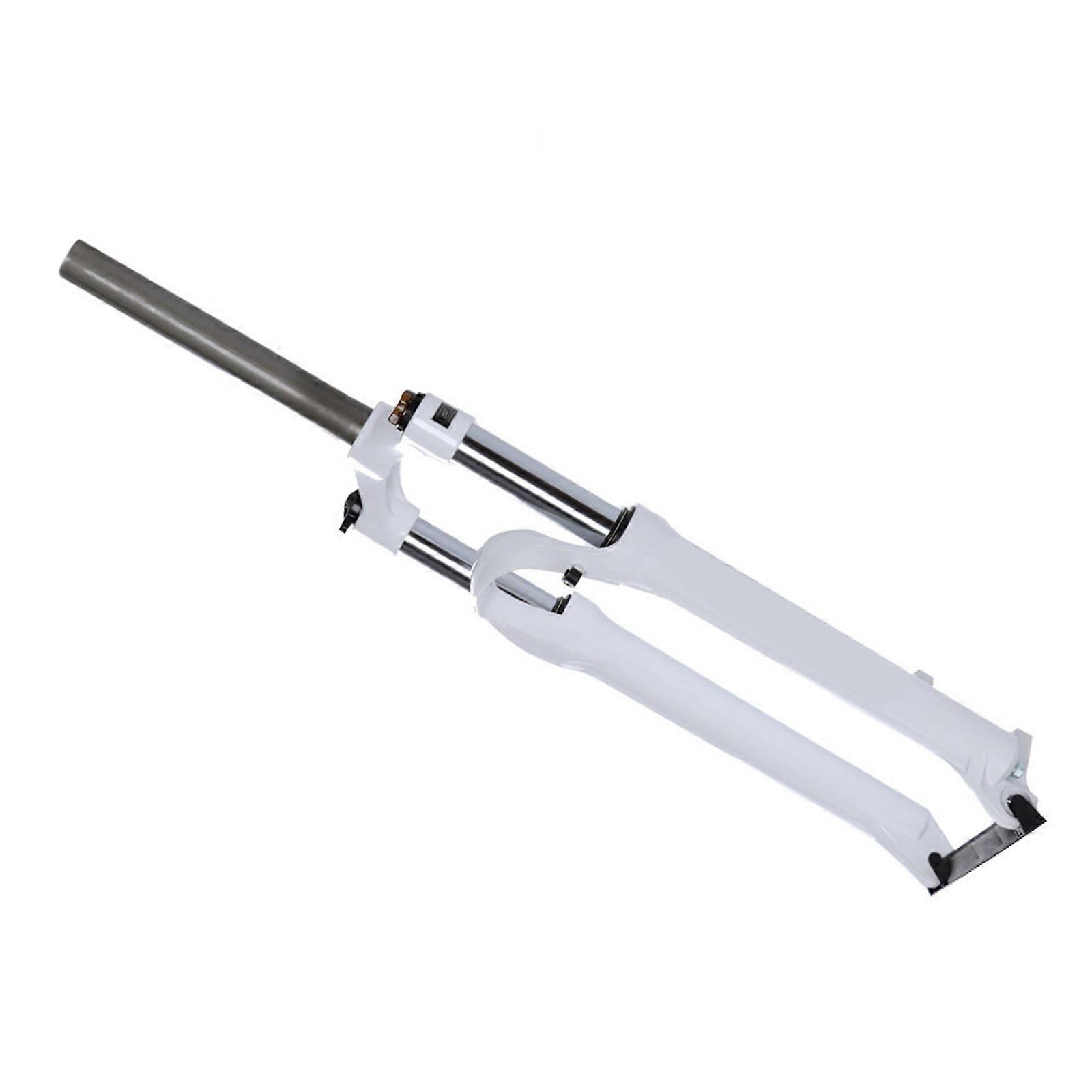 شوكة جبهة لركوب الدراجات الجبلية شوكة دراجات جامدة شوكة خفيفة الوزن شوكة أمامية من الألومنيوم لتحدي درب أبيض