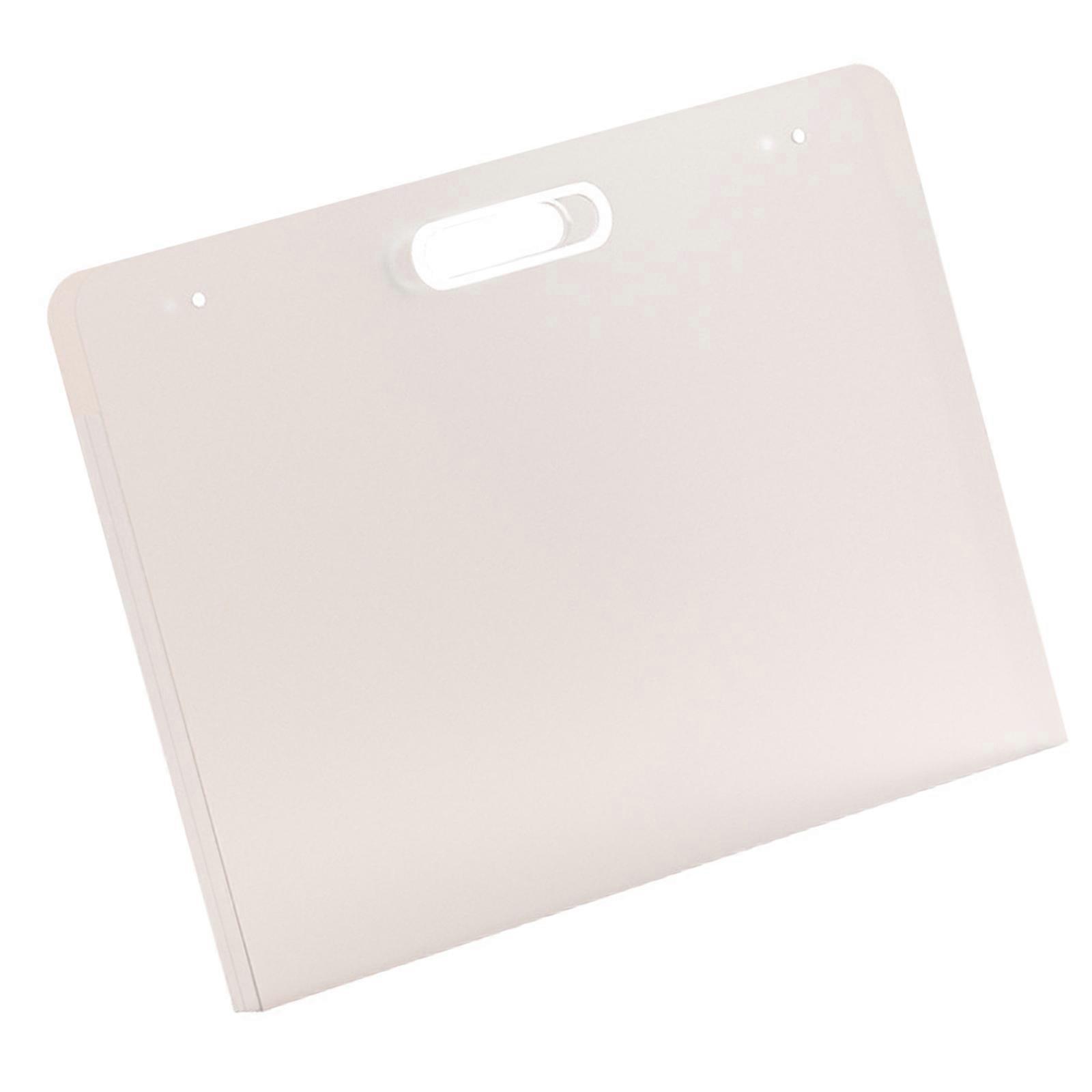 Professional Documents Bag Clear View Front Panel Weatherproof Construction Design For Architects Designers Consultants  White