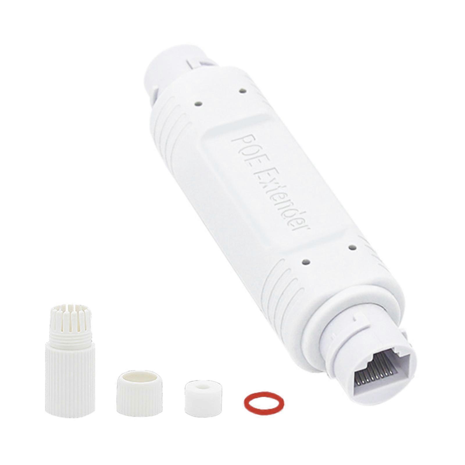 500m Extension Waterproof POE Extender RJ45 Ethernet POE Extender for POE Camera & Wireless 10/100Mbps POE Amplifier Multicolor