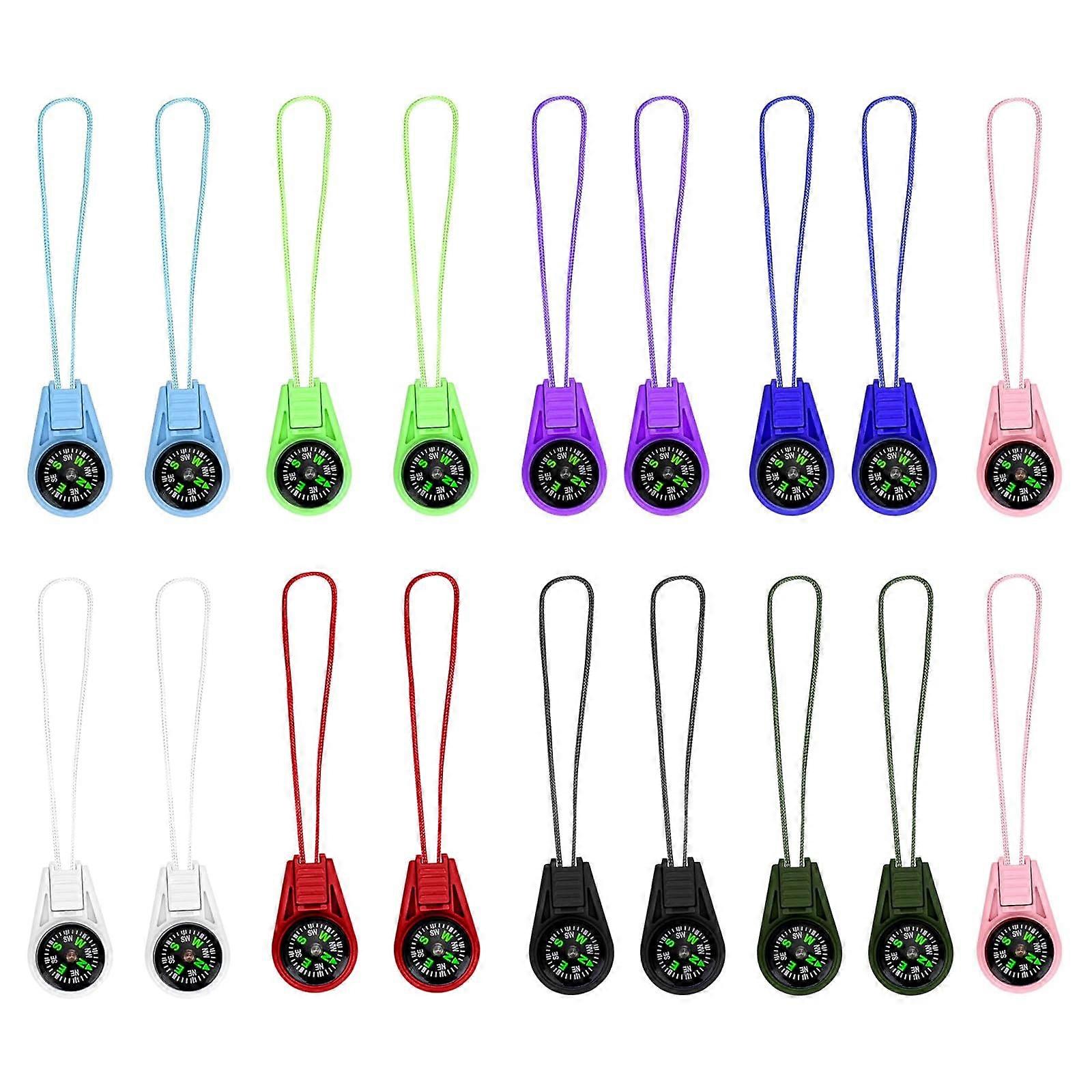 18 Pack Mini Survival Compass Set for Outdoor Camping Hiking Backpack Navigation