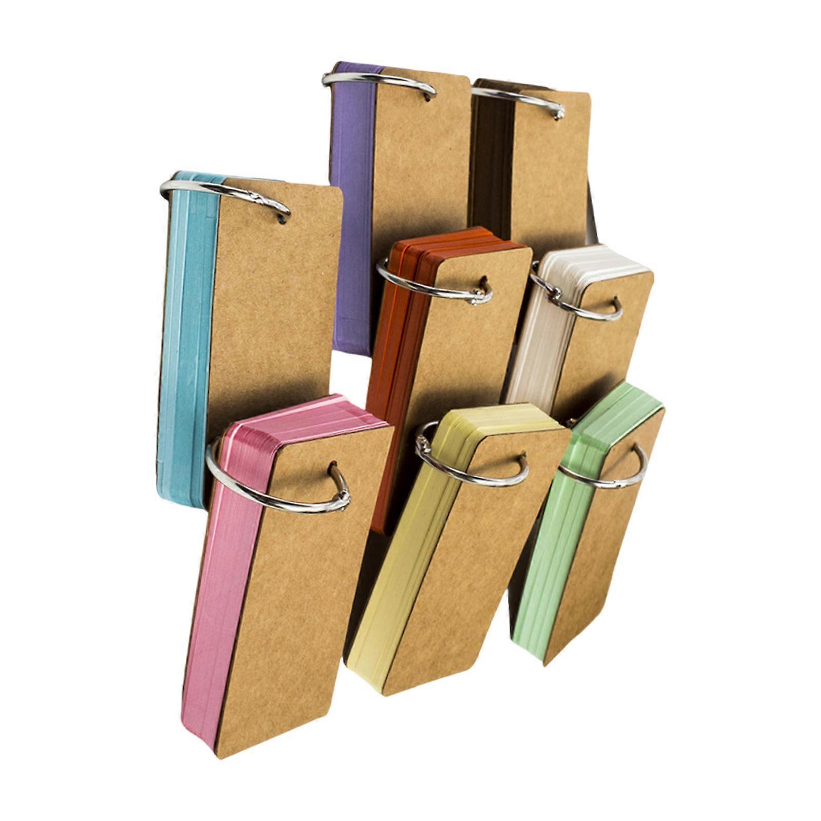 6/8 Pack Blank Cards Mini Notepads for Creativity DIY Colorful Card Note Crafting Paper Cards for DIY 50 Sheets Multicolor