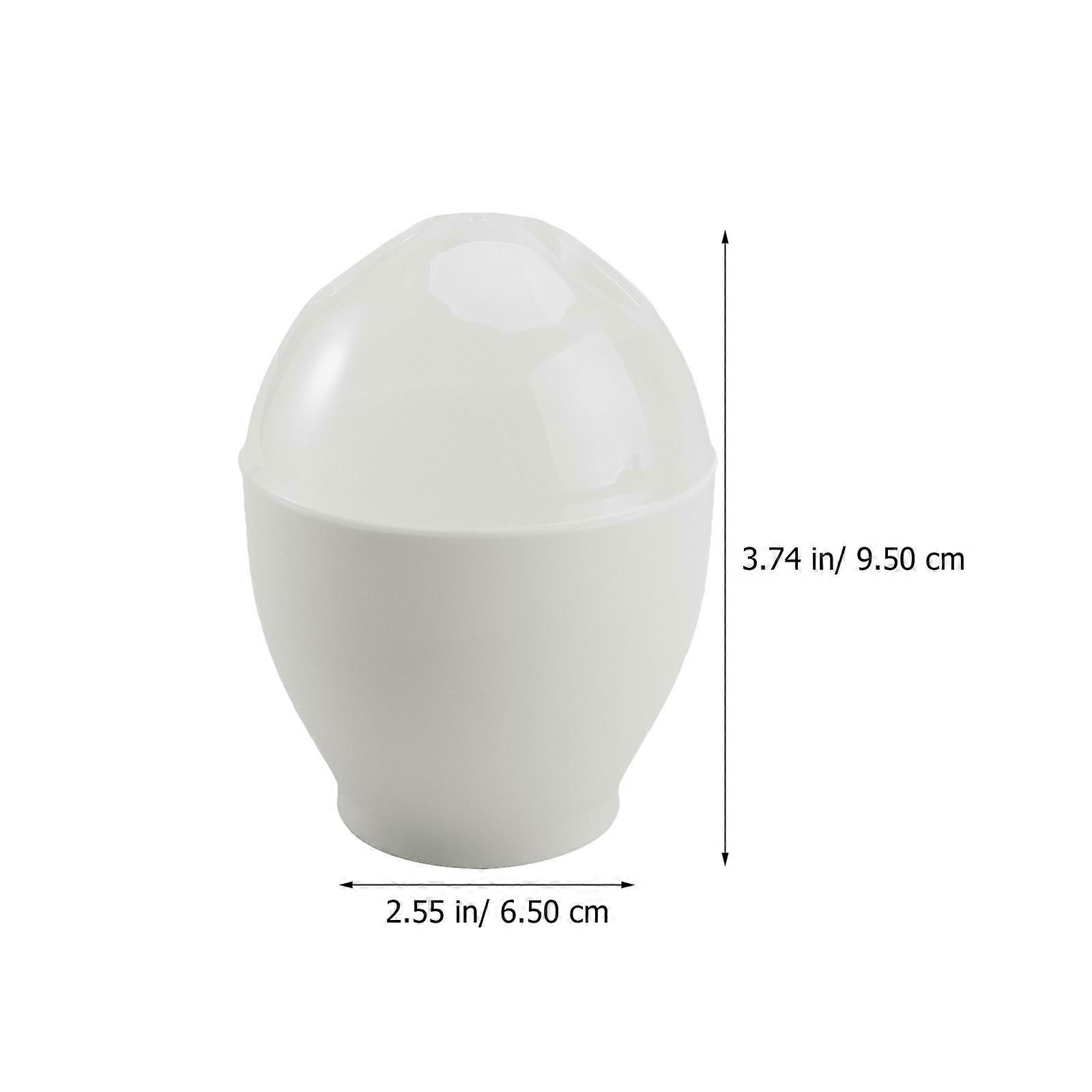 2st Mini Ägg Ångad Kopp Bärbar Äggkokare Mögel Mikrovågsugn Ångad Äggskål För Hemkök