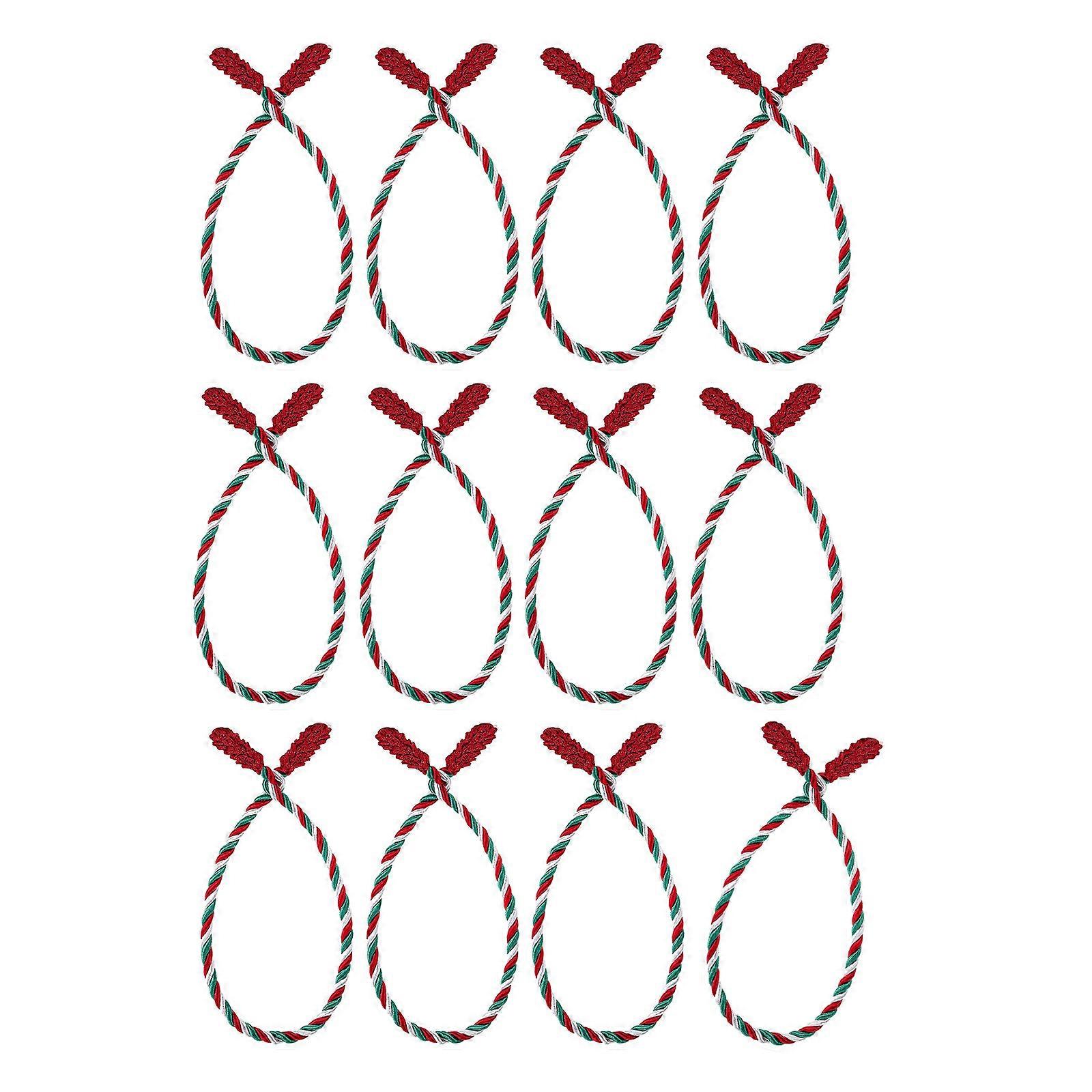 Multipurpose Efficient Cord with Concealed Metal Core Ideal for DIY Decors Party Supplies and Household Fixing  red white green colo