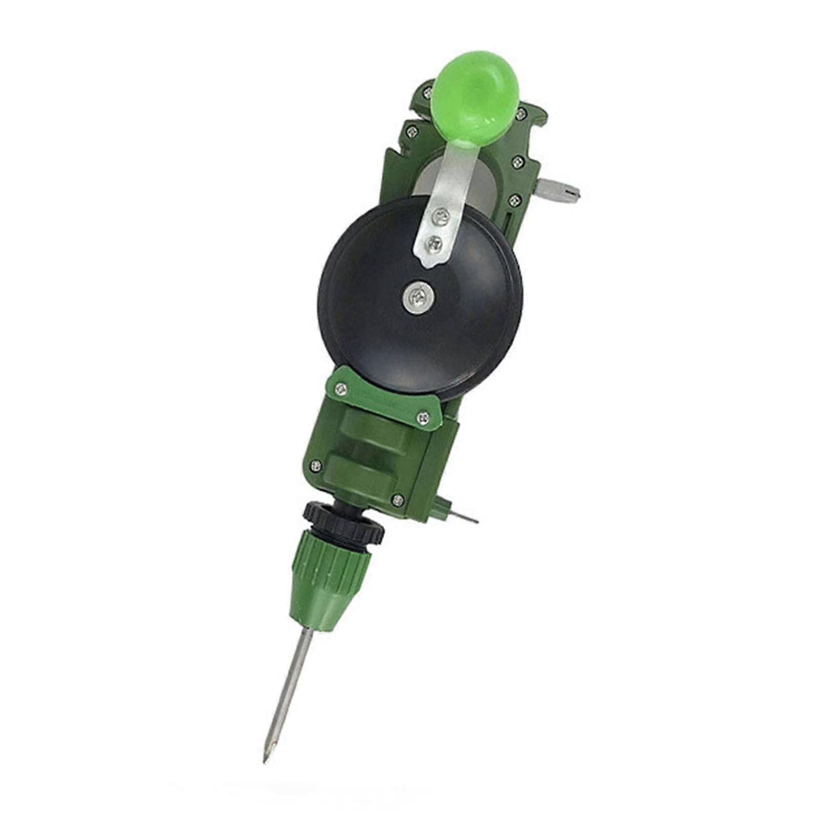 Hand Drill for Tile and Glass Punching with Locator, Marble Punch Holder, Builtin Sharpener