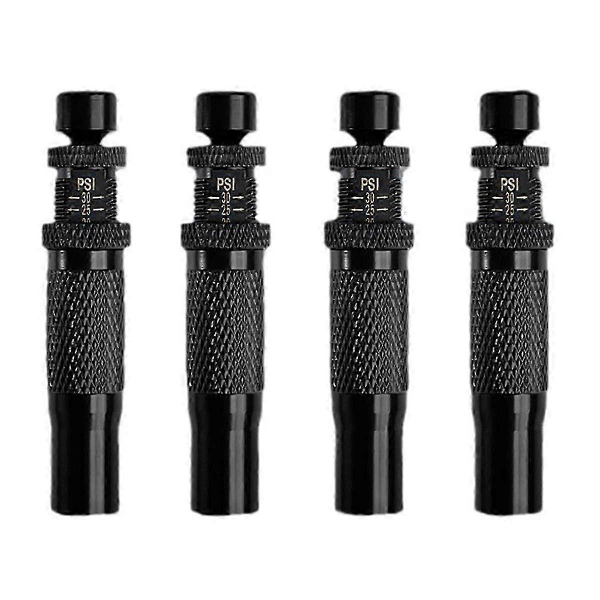 Zestaw 4 automatycznych deflatorów opon, regulowanych pod względem ciśnienia, odpowiednich do pojazdów terenowych i motocykli