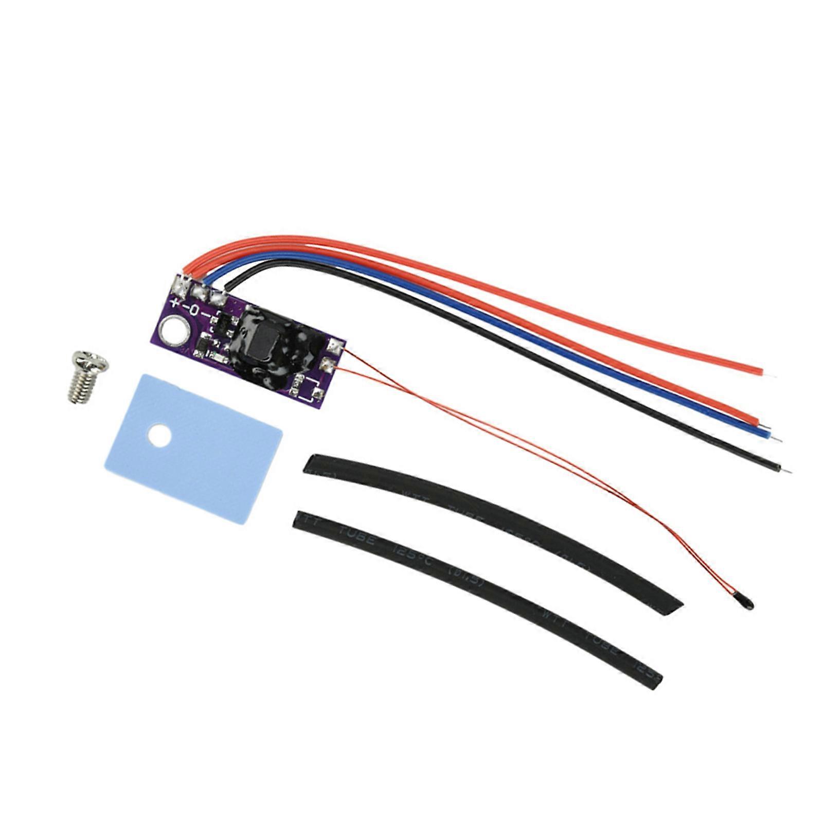 Thermal Automatic Fan Controller Adjusting Speed PC Fan Regulator for Effective Cooling and Performances Multicolor