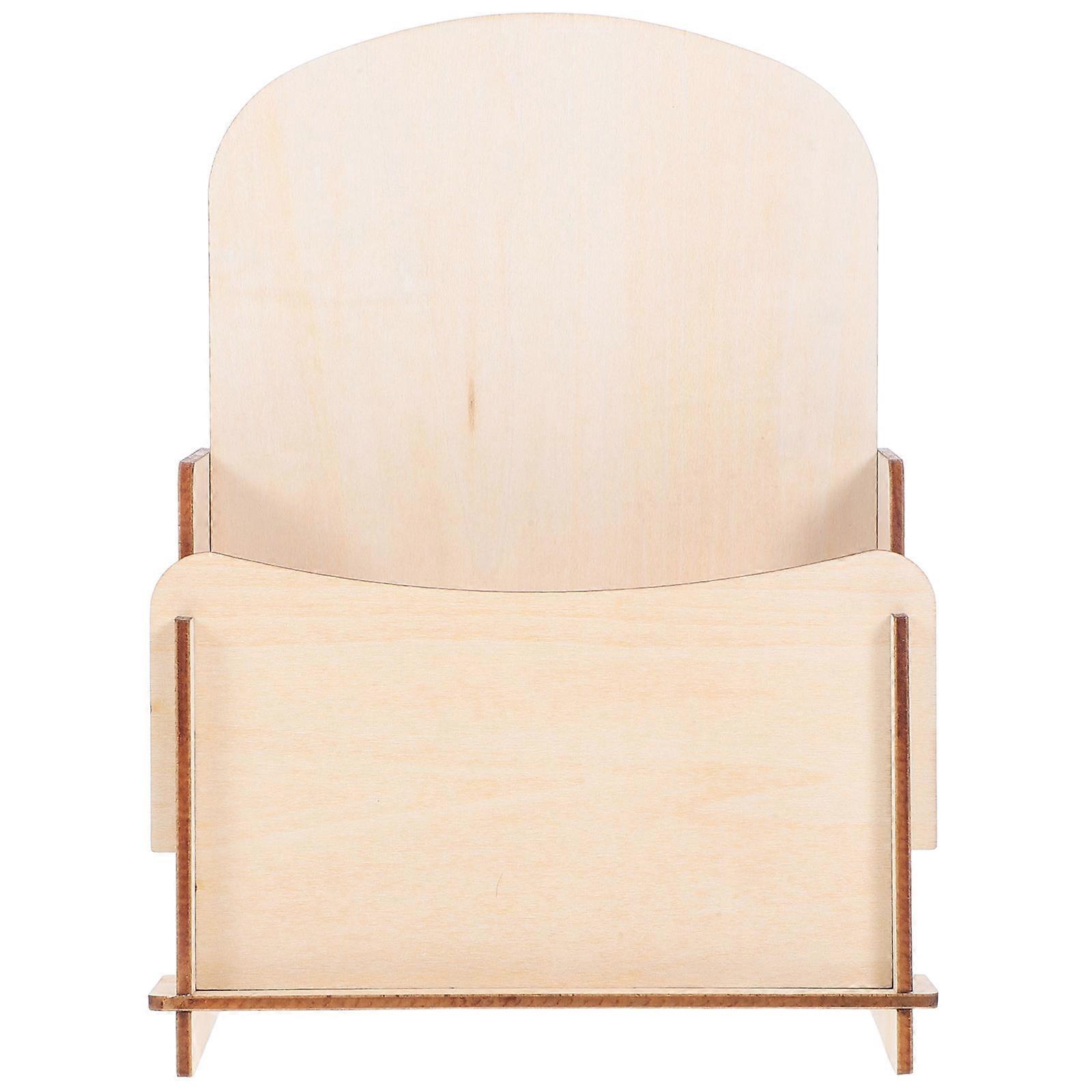 Desktop Organizer Wood Storage Rack for Home Multifunctional Holder