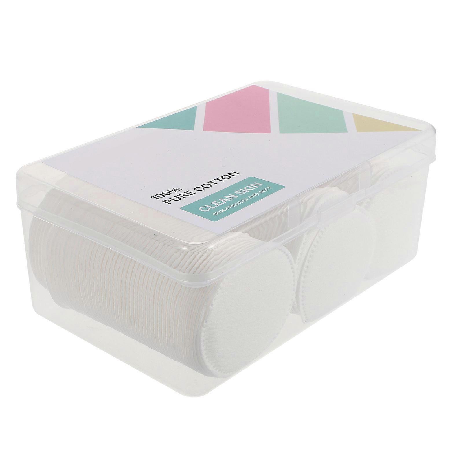 Makeup Removal Cotton Pads for Face Triple Layer 1 Box Soft Disposable Rounds