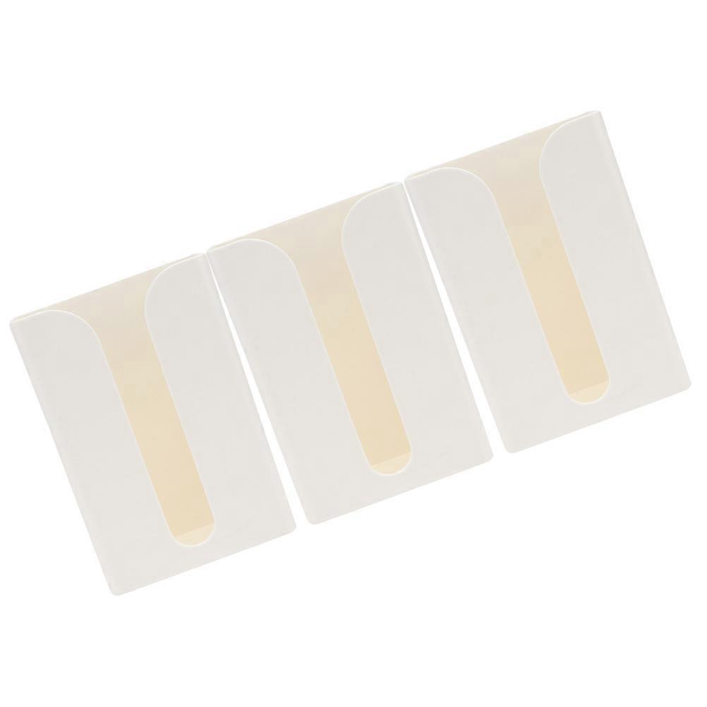 Plastic Tissue Box Cover White Wall Tissue Holder Organizer 6Pcs