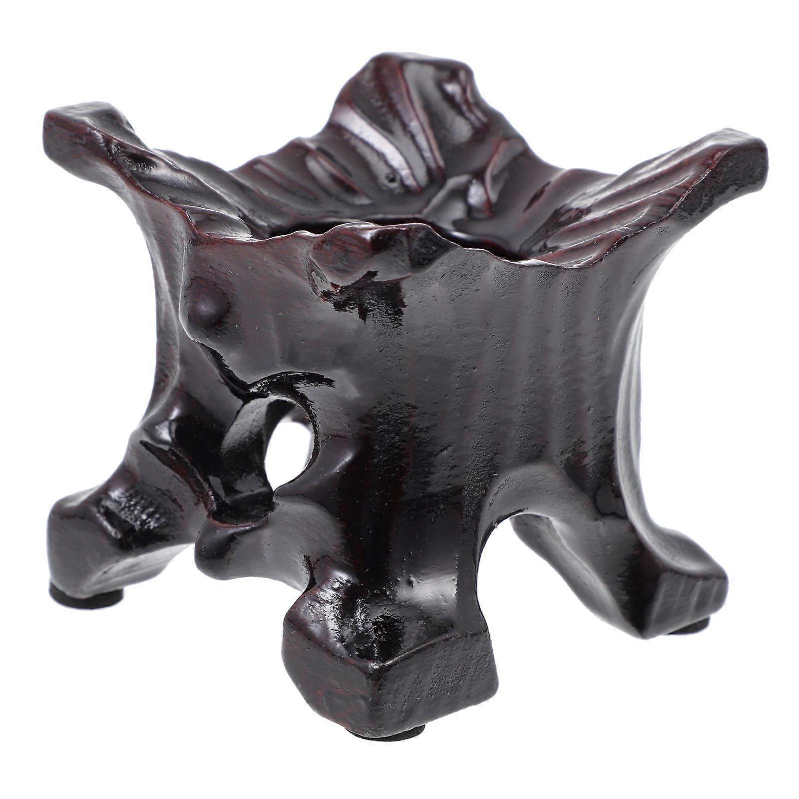 Crystal Ball Wooden Base for Decorative Display 3Pcs Set