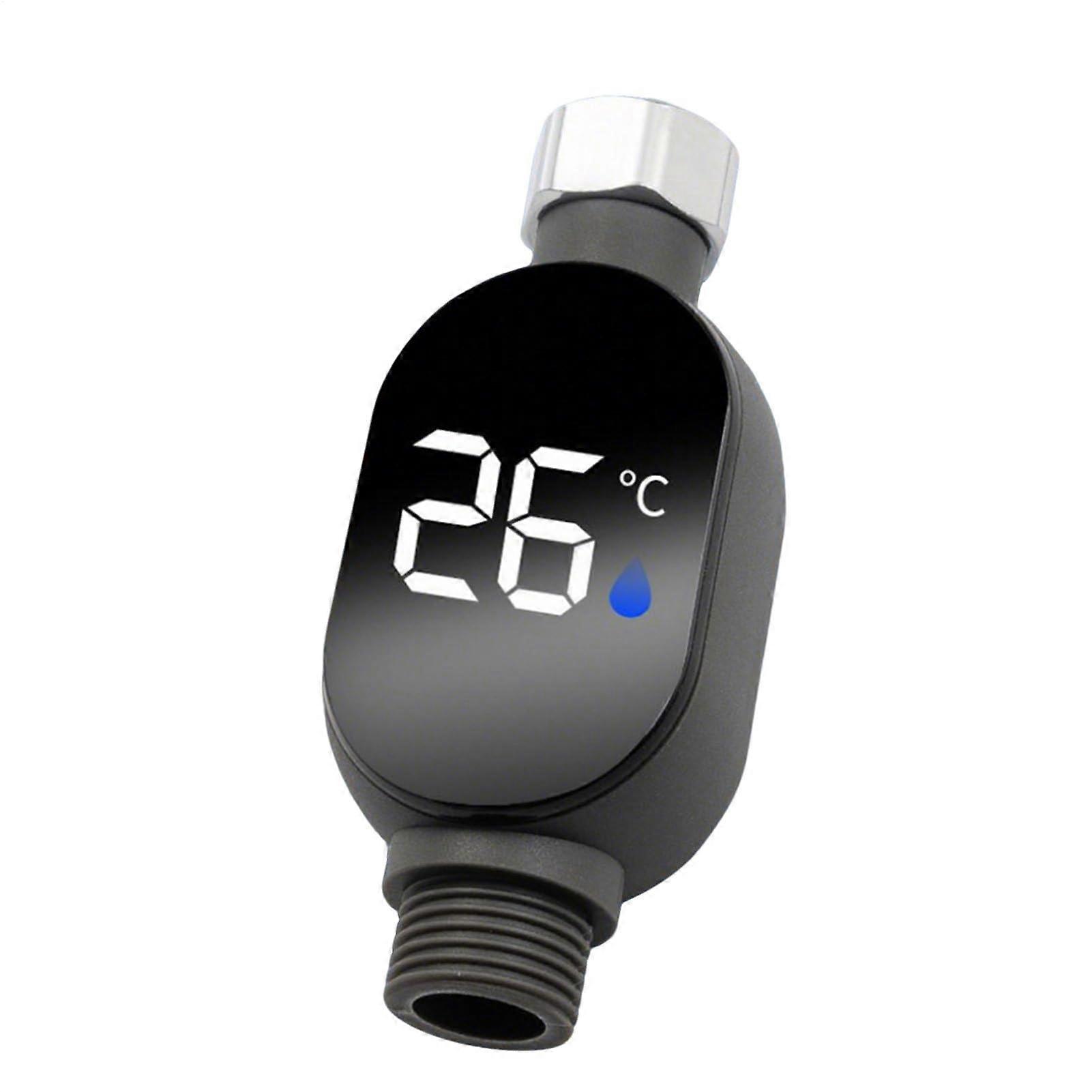 Shower Thermometer with Waterproof LED Display, InstantRead Digital Bath Temperature Gauge