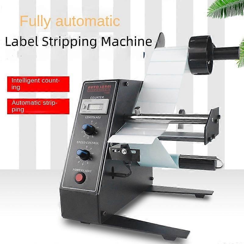 Auto Label Dispenser Device Automatic Sticker Separating Machine AL-1150D Counting Function 140mm Label Stripping Machine
