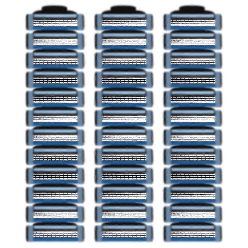 36 Pack Mach 3 Compatible Replacement Razor Blades for Men Smooth Close Shave LongLasting