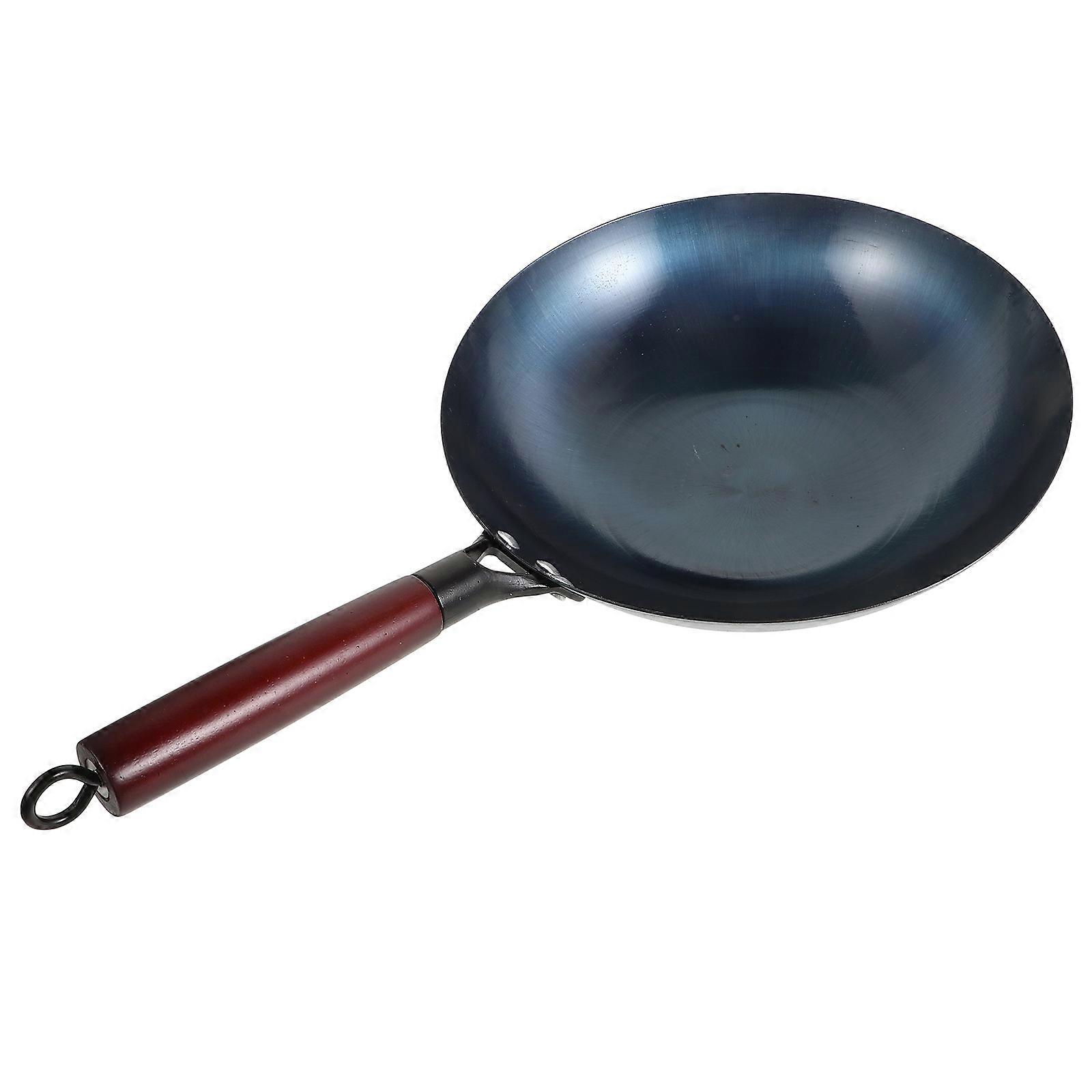 Non-Stick Frying Pan Iron Wok for Home Cooking 1 Multi-Use Wok with Handle