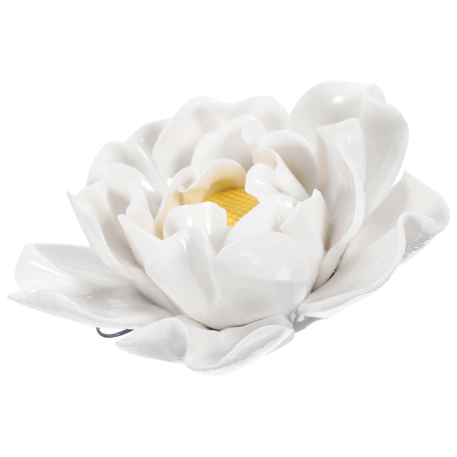 Ceramic Flower Decoration Wall Ceramic Flower for Home 1Pcs