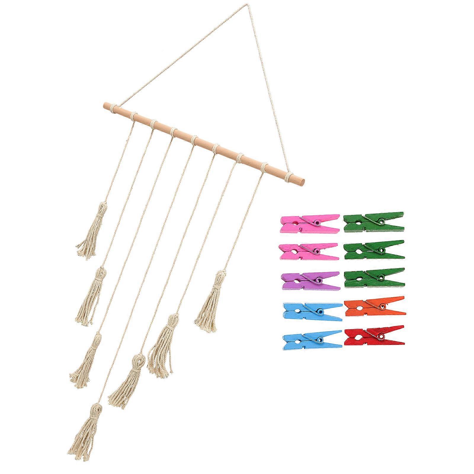 Flow Tassel Wall Tapestry Wall Hanging Decor for 1Set