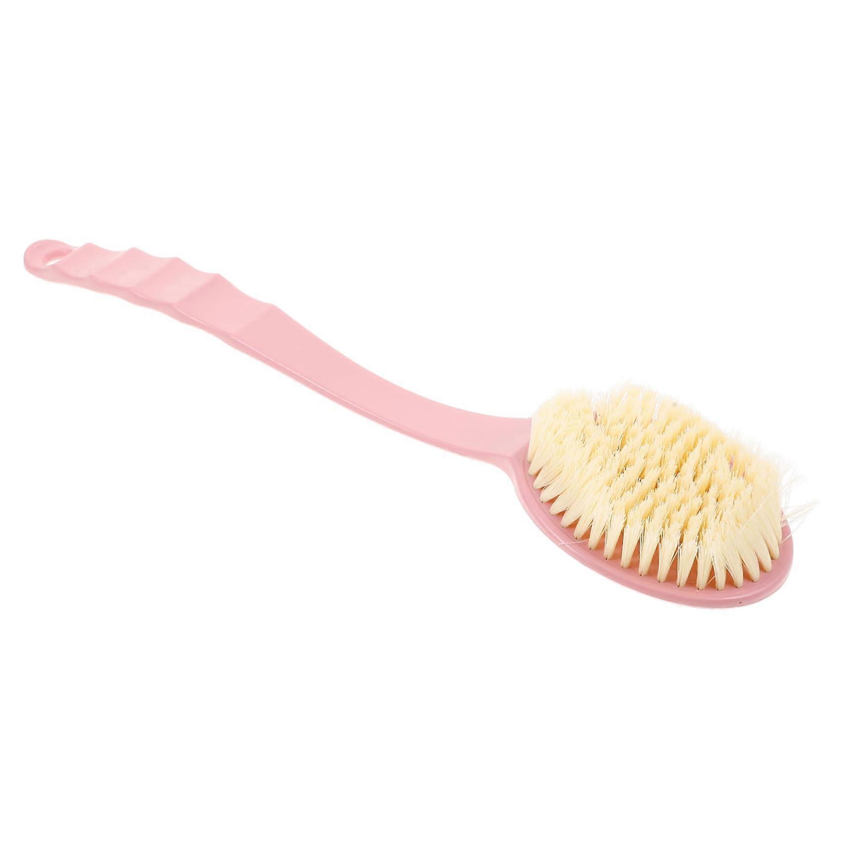 Back Scrubber for Shower with Long Handle, Medium Stiff Bristles for Gentle Exfoliation