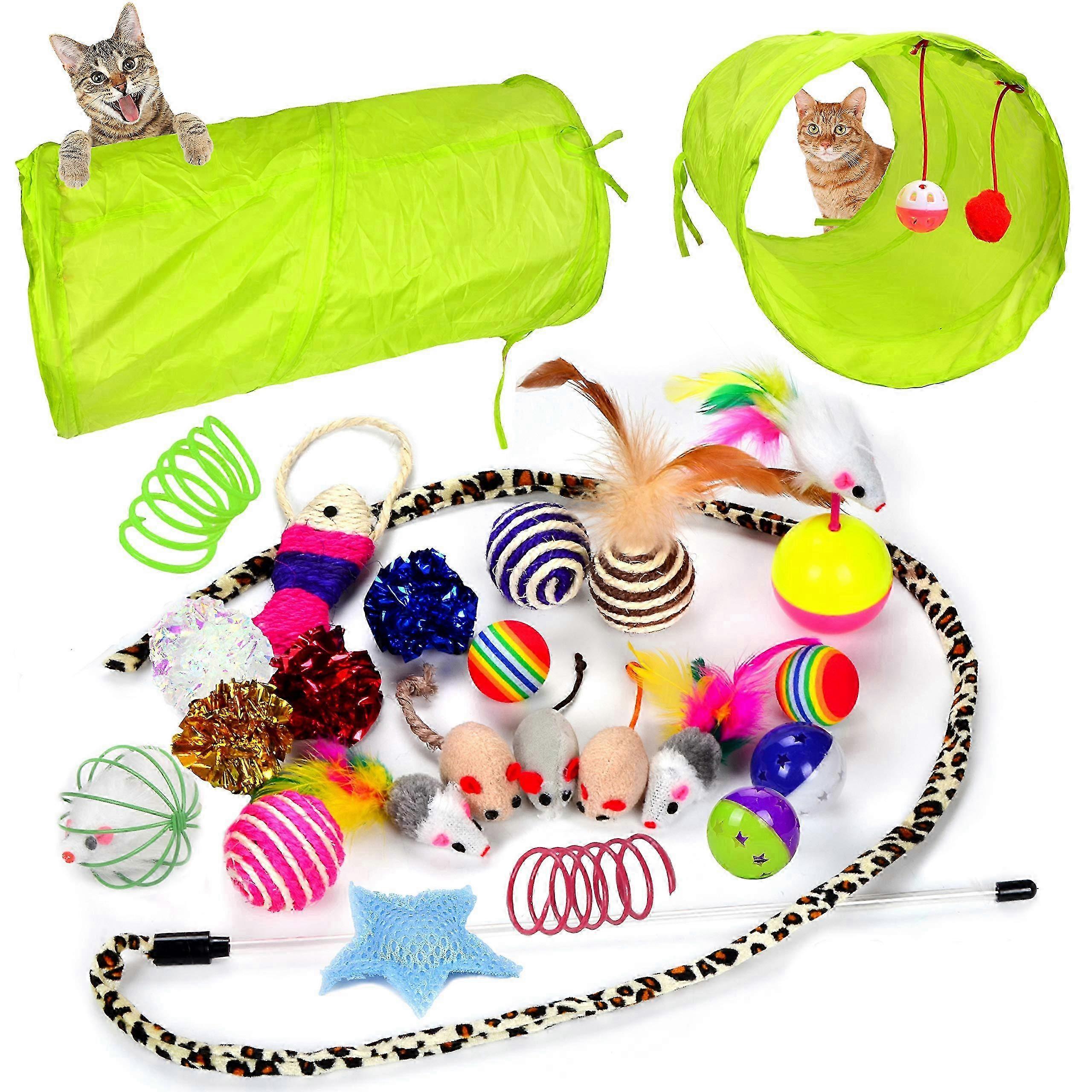 24-Pack Cat Toy Sets 26-27s