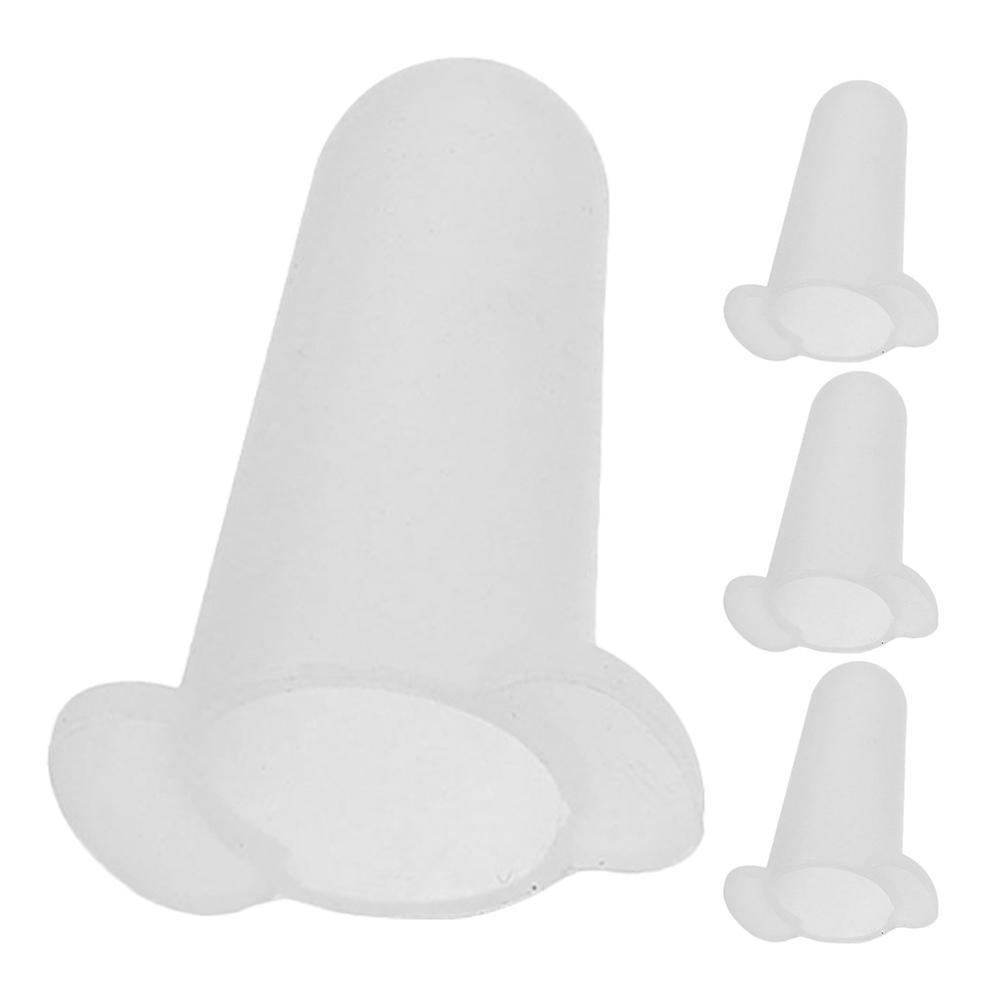 Cake Nozzle Silicone Tip Cover Replacement 4Pcs White Piping Tip Protectors