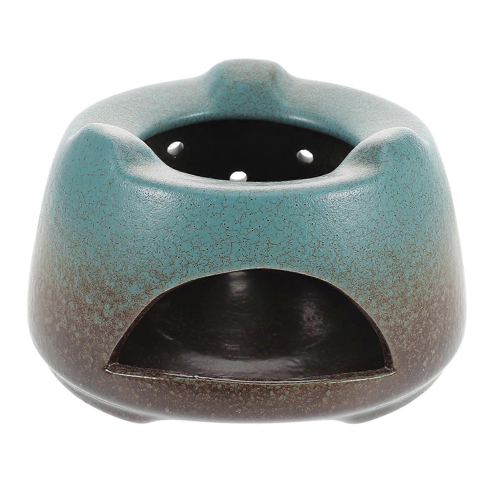Ceramic Teapot Warmer for Brewing with 3Pcs Multi Ceramic Tea Heater Base