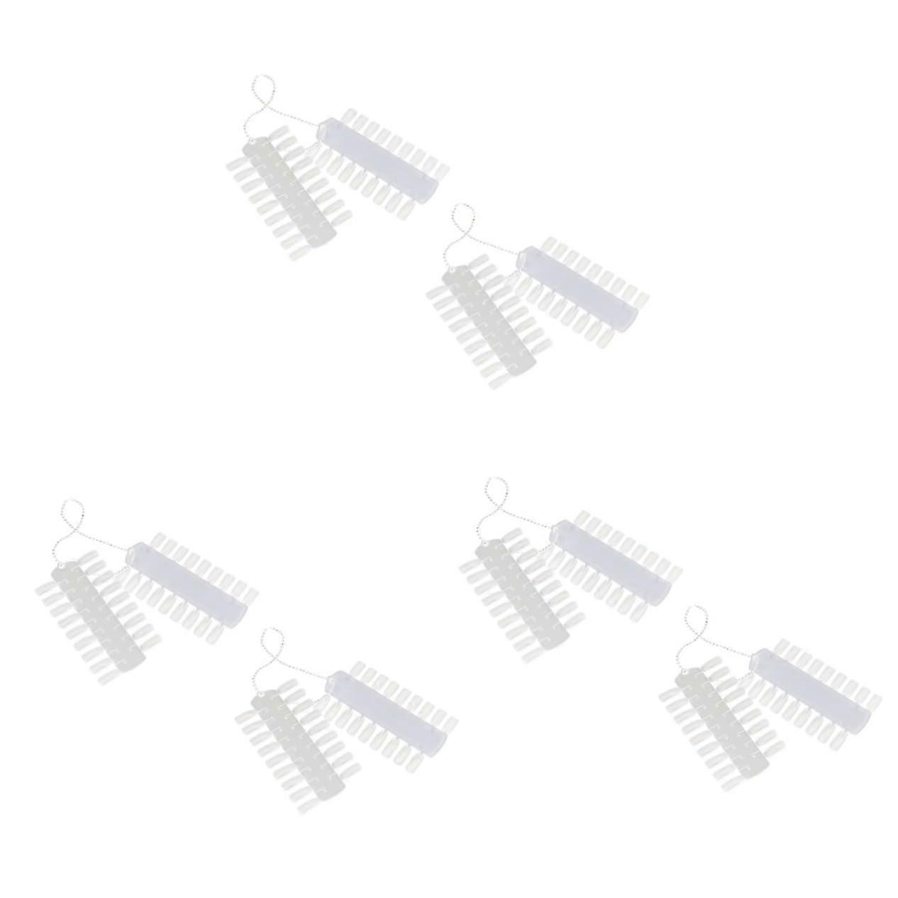 3 Sets DoubleSided Nail Art Display Board with Removable Tips for Polish Practice