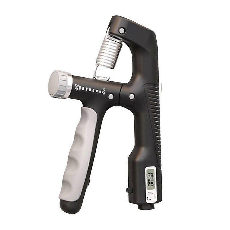 10-100Kg Adjustable Electronic Hand Grip Power Exercise Gripper-Black