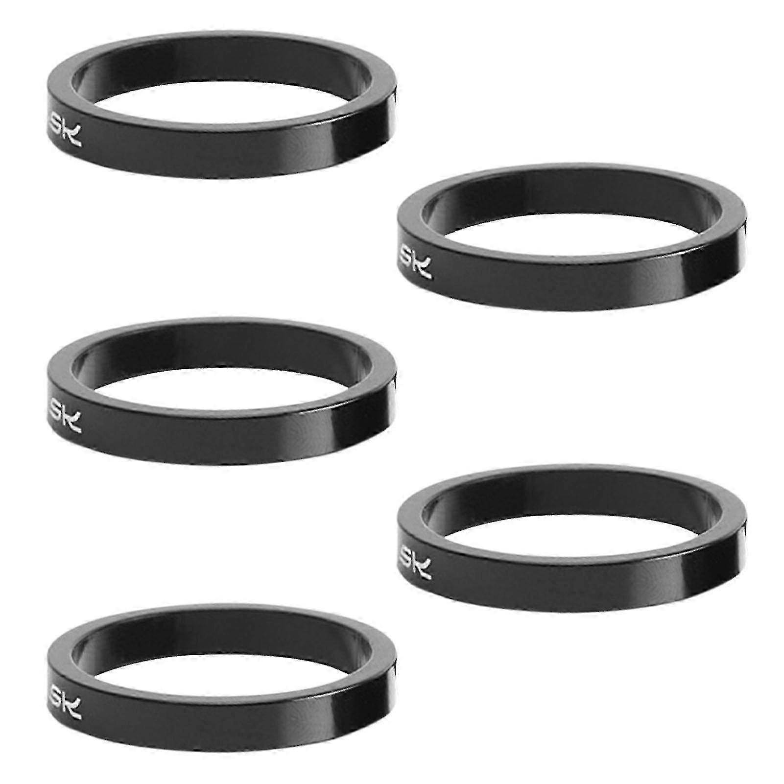 5Pcs Professional Cycling Stem Headset Spacers Fine-tuning Components Front Fork Washers