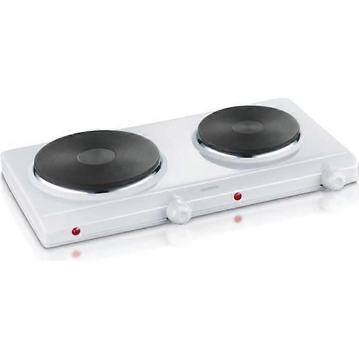 SEVERIN DK1042 Castable Cast Iron Cooktop - White