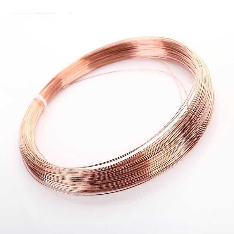 1.5mm Solid Bare Copper Wire 1m 99.9% Pure Red Copper  Conductivity Corrosion Resistant