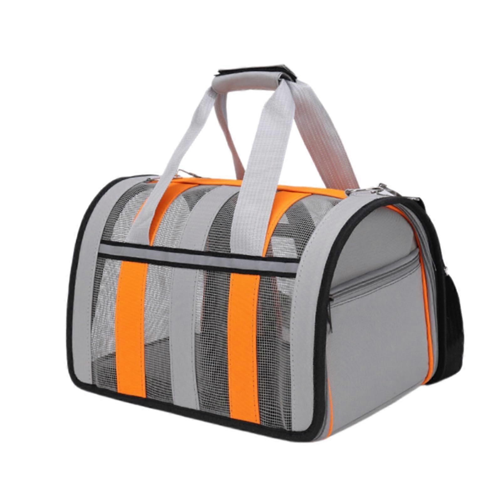 Large Capacity Cat Travel Bag with Breathable Viewing Window and Comfortable Shoulder Strap