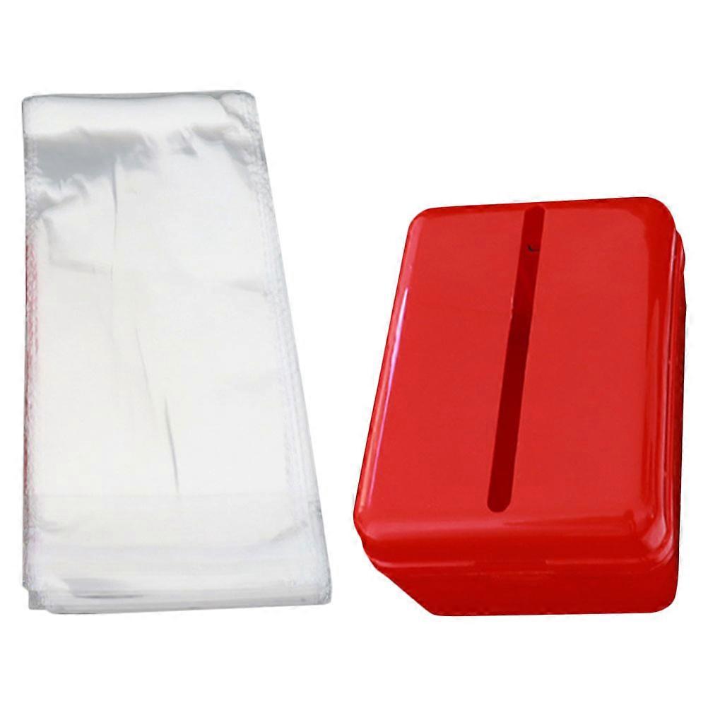 Birthday Accessory Cake Money Pulling Box Party Supplies Rectangular Plastic Storage 1 Set