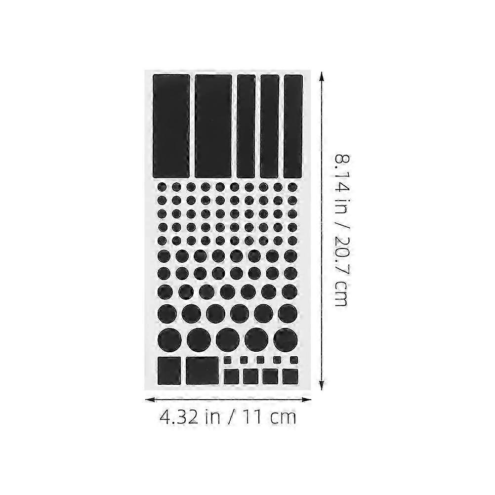 Light Diffuser Sheet Led Light Dimming Stickers compatible Various Settings Adjustable Brightness 6Sheets