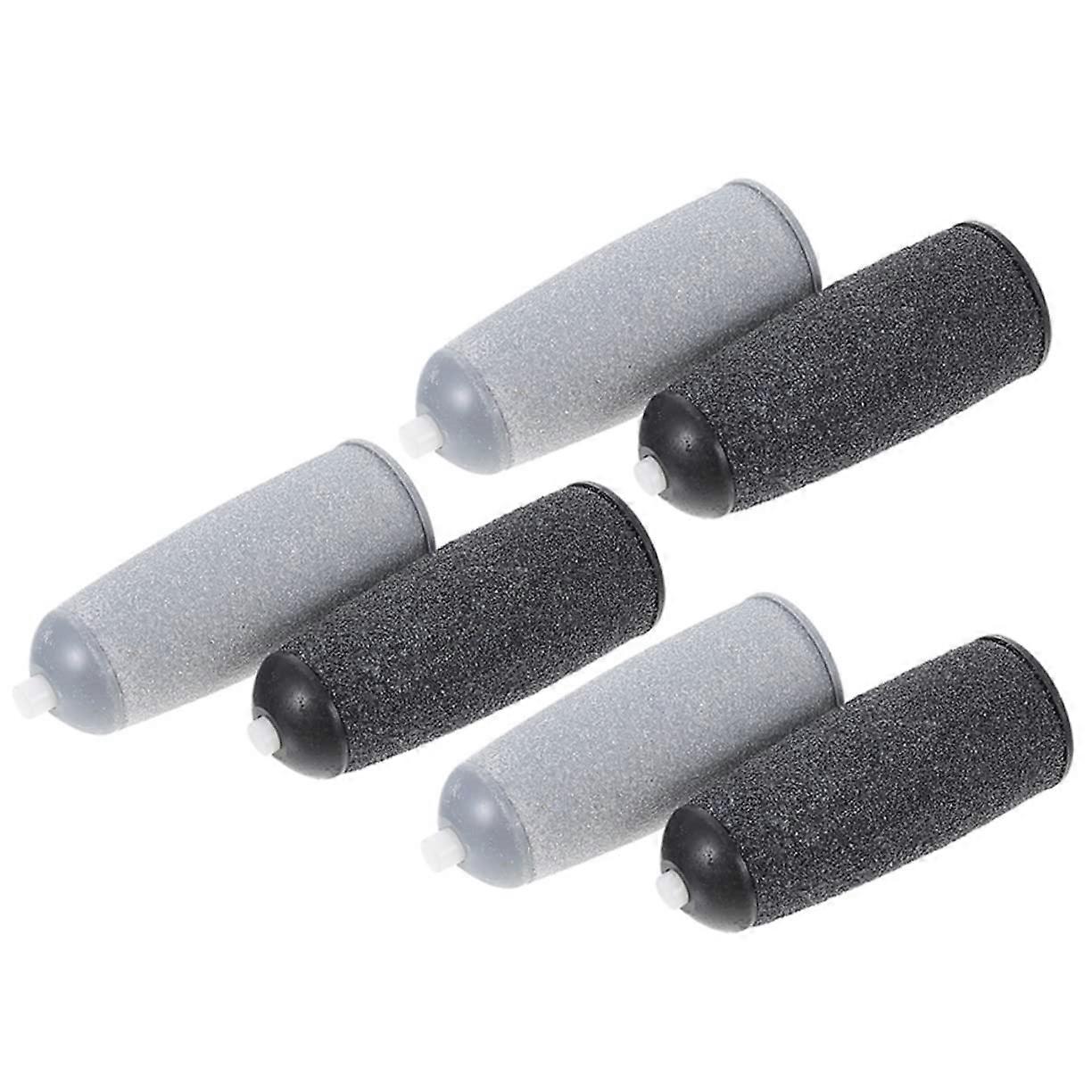 6pcs Electronic Foot File Replacement Rollers for Callus Remover Quick SnapOn Refill Heads