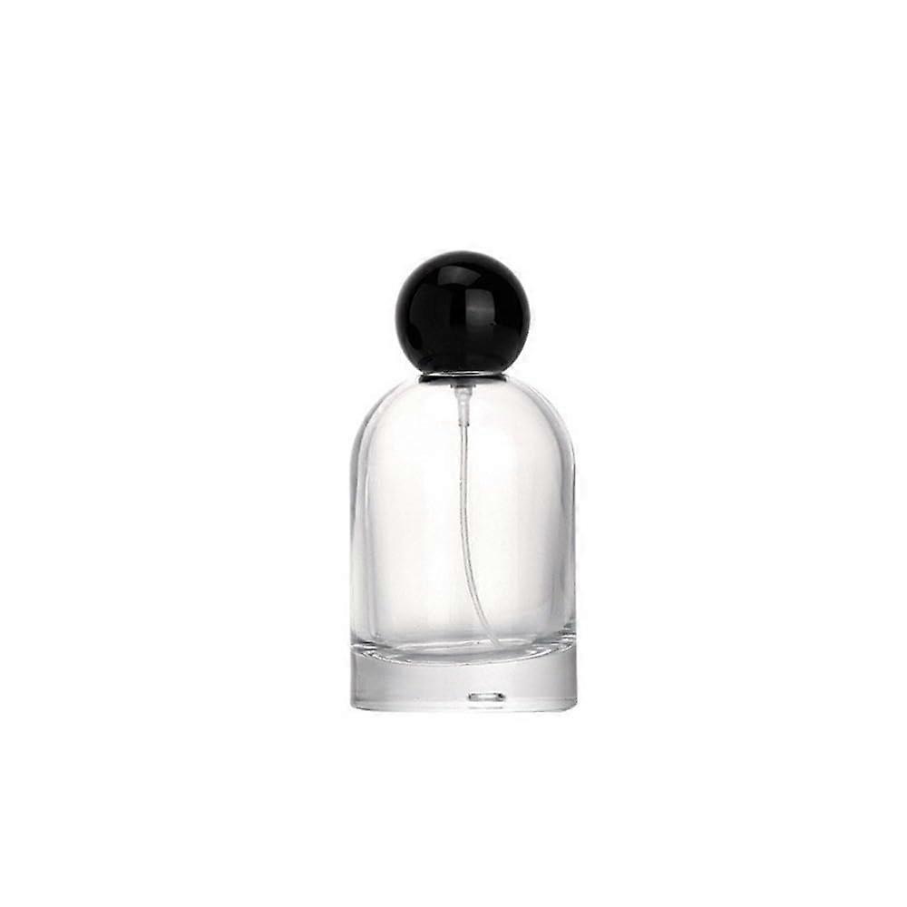 Refillable Travel Perfume Spray Bottle 100ml Transparent Glass Atomizer with Consistent Mist