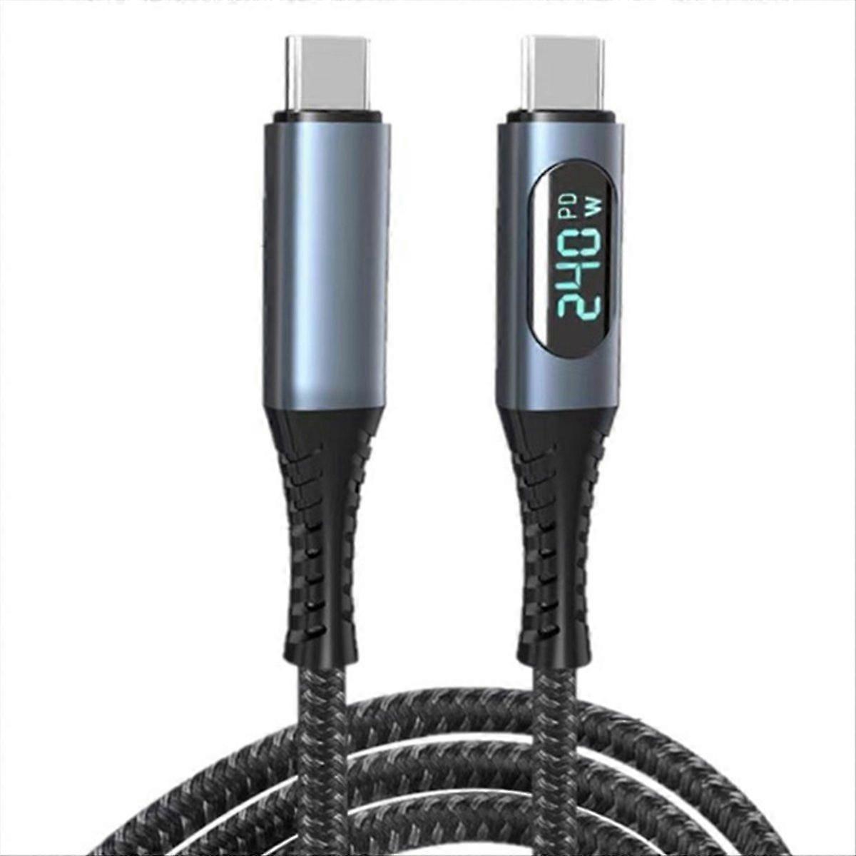 USB C Cable Supports 8K Video 40Gbps 240W USB C Charging Cable